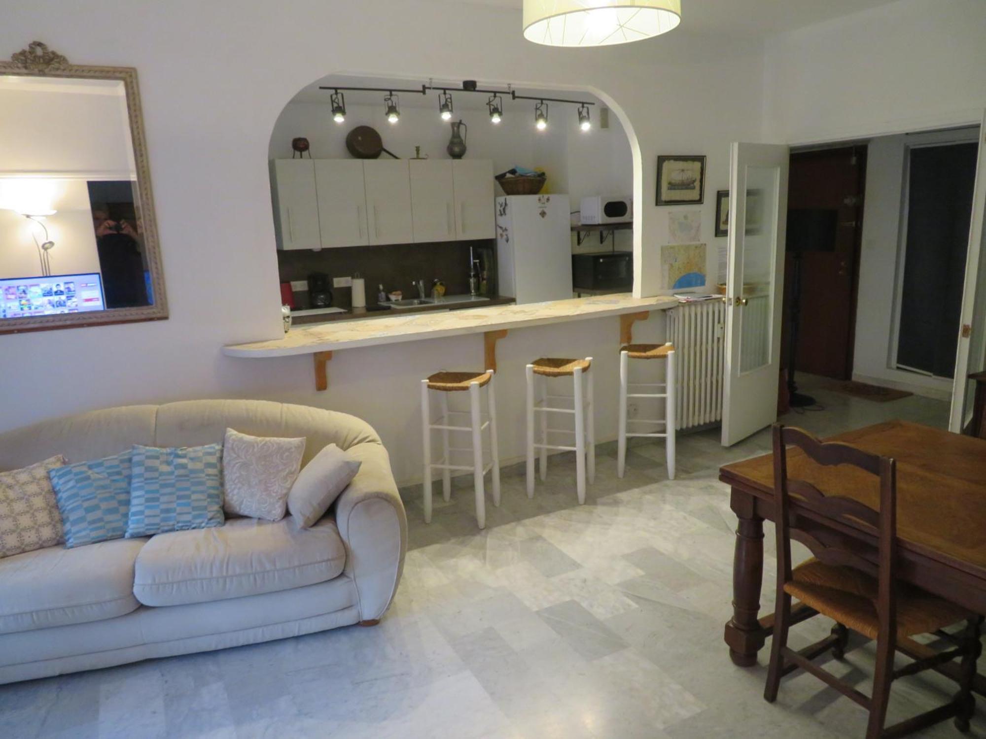 Superbe Rez De Jardin Dans Residence Au Calme Nice Bagian luar foto